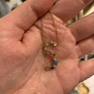 “S” initial necklace from anthro